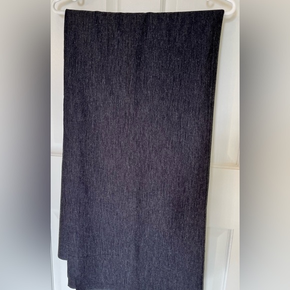 Fabric: Luxurious charcoal wool/silk jersey fabric. Lovely drape. 3m 150cm wide - Picture 2 of 3
